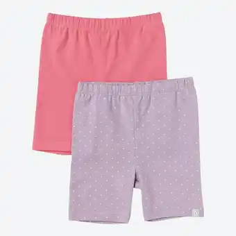 NKD Baby-Mädchen-Radlerhosen mit verschiedenen Designs, 2er-Pack Angebot