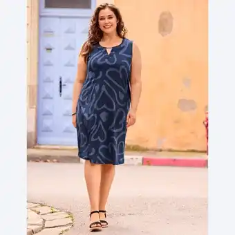 NKD Damen-Kleid mit Metall-Detail am Ausschnitt, große Größen Angebot