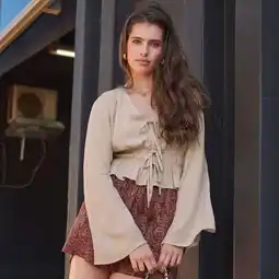 NKD Damen-Bluse mit Schnürung Angebot