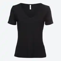 NKD Damen-T-Shirt mit V-Ausschnitt Angebot