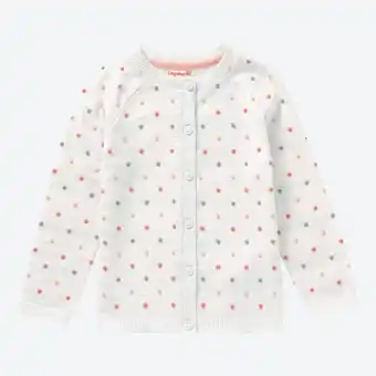 NKD Baby-Mädchen-Strickjacke mit farbigen Noppen Angebot
