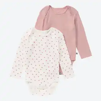 NKD Baby-Mädchen-Body mit Doppel-Knopfleiste, 2er-Pack Angebot