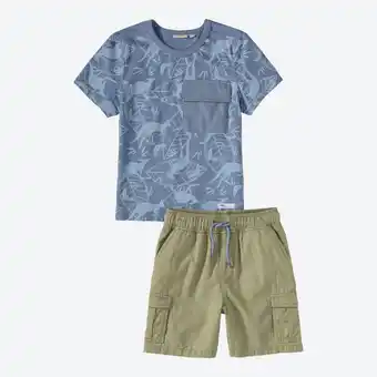 NKD Kinder-Jungen-Set mit bedrucktem T-Shirt, 2-teilig Angebot