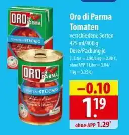 Famila Nord Ost Oro di Parma Tomaten Angebot
