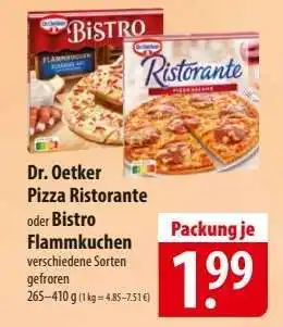 Famila Nord Ost Dr. Oetker Pizza Ristorante oder Bistro Flammkuchen Angebot