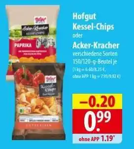 Famila Nord Ost Hofgut Kessel-Chips oder Acker-Kracher Angebot