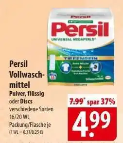 Famila Nord Ost Persil Vollwaschmittel Angebot