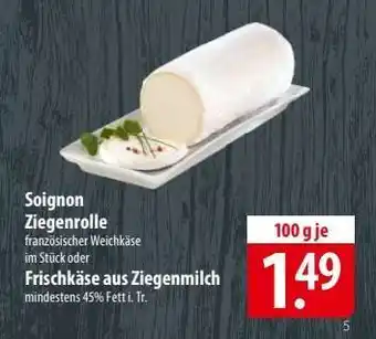 Famila Nord Ost Soignon Ziegenrolle Angebot