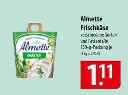 Famila Nord Ost Almette Frischkäse Angebot