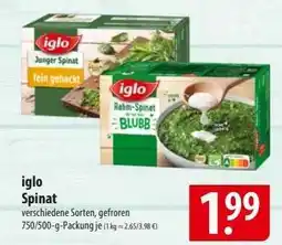 Famila Nord Ost Iglo Spinat Angebot
