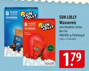 Famila Nord Ost Sun Lolly Wassereis Angebot