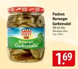 Famila Nord Ost Paulsen Norweger Gurkensalat Angebot