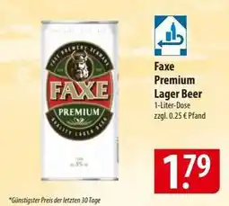 Famila Nord Ost Faxe Premium Lager Beer Angebot