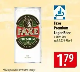 Famila Nord Ost Faxe Premium Lager Beer Angebot