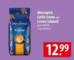 Famila Nord Ost Mövenpick Caffè Crema oder Crema Schümli Angebot