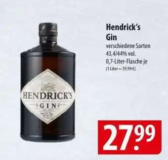 Famila Nord Ost Hendrick's Gin Angebot