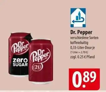 Famila Nord Ost Dr Pepper Angebot