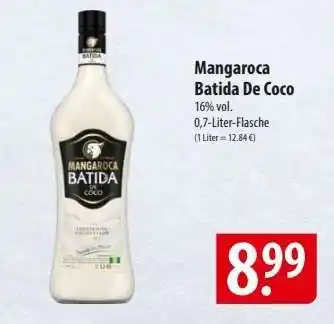 Famila Nord Ost MANGAROCA Batida de Côco Angebot