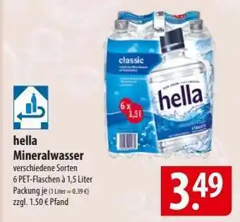 Famila Nord Ost Hella Mineralwasser Angebot