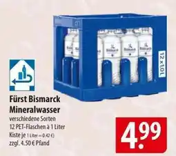 Famila Nord Ost Fürst Bismarck Mineralwasser Angebot