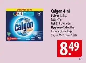 Famila Nord Ost Calgon 4in1 Angebot