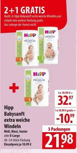 Famila Nord Ost Hipp Babysanft Extra weiche Windeln Angebot