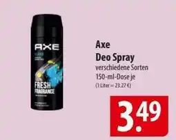 Famila Nord Ost AXE Deo Spray Angebot