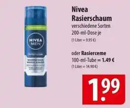 Famila Nord Ost Nivea Rasierschaum Angebot