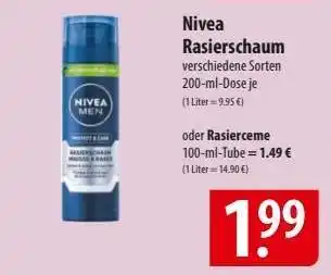 Famila Nord Ost Nivea Rasierschaum Angebot