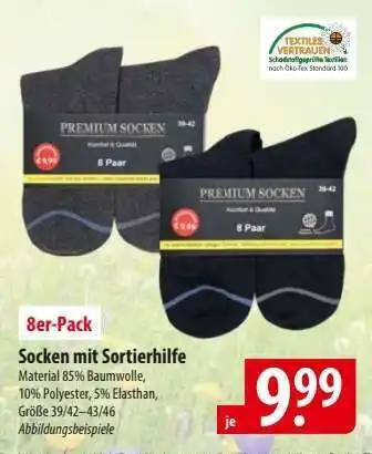 Famila Nord Ost Premium Socken 8er-Pack Angebot