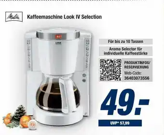 Expert Bening Melitta Kaffemaschine Look IV Selection Angebot