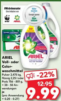 Kaufland ARIEL Voll- oder Colorwaschmittel Angebot