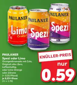 Kaufland PAULANER Spezi oder Limo Angebot