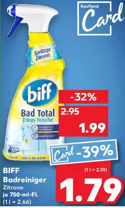 Kaufland biff Badreiniger Angebot