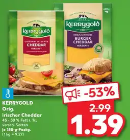 Kaufland KERRYGOLD Orig. irischer Cheddar Angebot