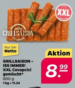 NETTO Grillsaison xxl cevapcici gemischt Angebot