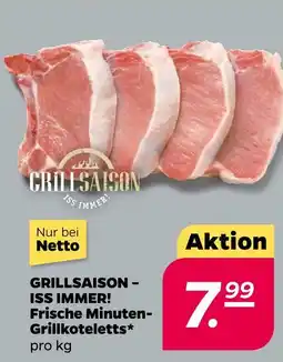 NETTO Grillsaison – iss immer! frische minuten-grillkoteletts Angebot