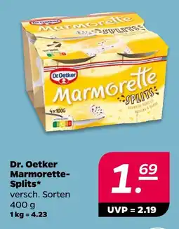 NETTO Dr. oetker marmorette-splits Angebot