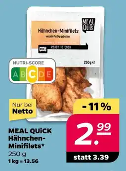 NETTO Meal quick hähnchen-minifilets Angebot