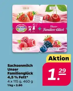 NETTO Sachsenmilch unser familienglück Angebot
