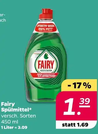 NETTO Fairy spülmittel Angebot
