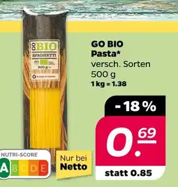 NETTO Go bio pasta Angebot