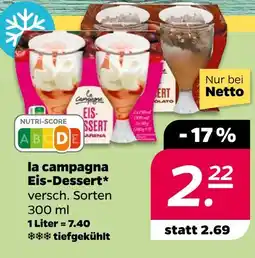 NETTO La campagna eis-dessert Angebot