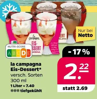 NETTO La campagna eis-dessert Angebot