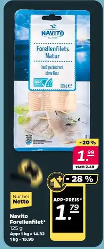 NETTO Navito forellenfilet Angebot