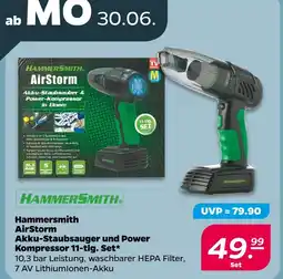 NETTO Hammersmith airstorm akku-staubsauger und power kompressor Angebot