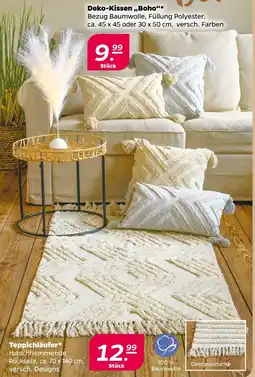 NETTO Deko-kissen „boho“ oder teppichläufer Angebot