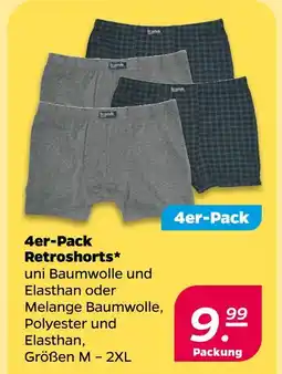 NETTO 4er-pack retroshorts Angebot