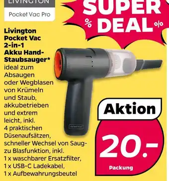 NETTO Livington pocket vac pro Angebot