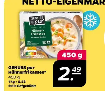 NETTO Genuss pur hühnerfrikassee Angebot